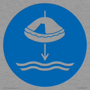 Mandatory: Lower liferaft to the water in launch sequence